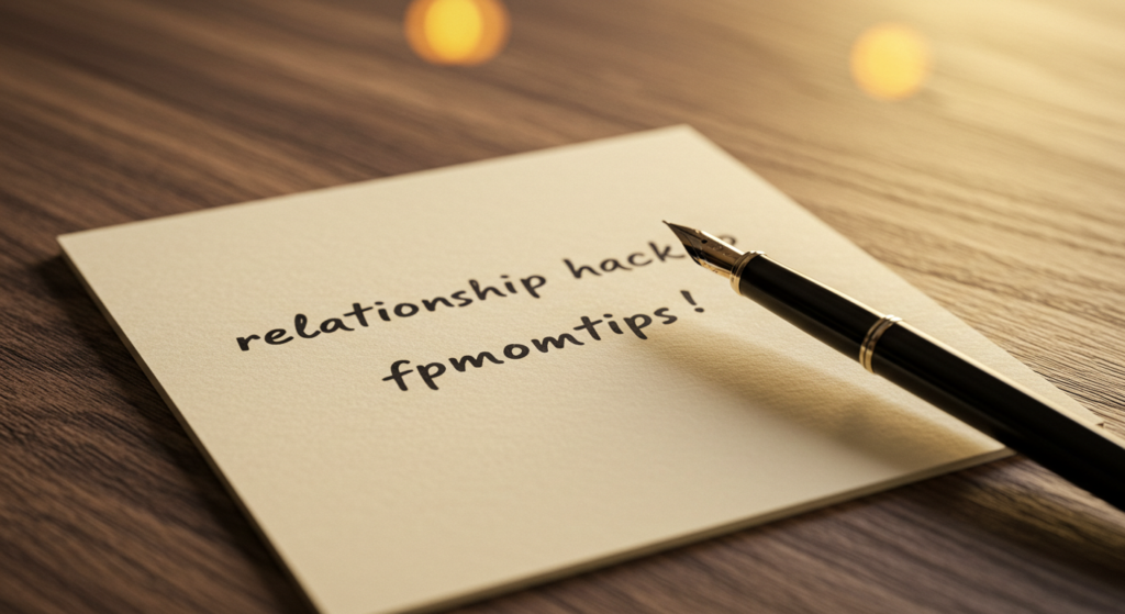 relationship hacks fpmomtips