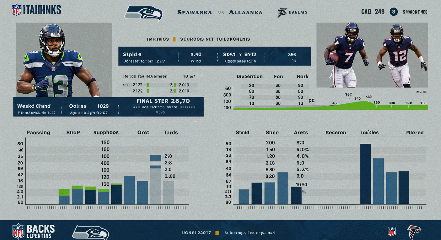 seahawks vs atlanta falcons match player stats