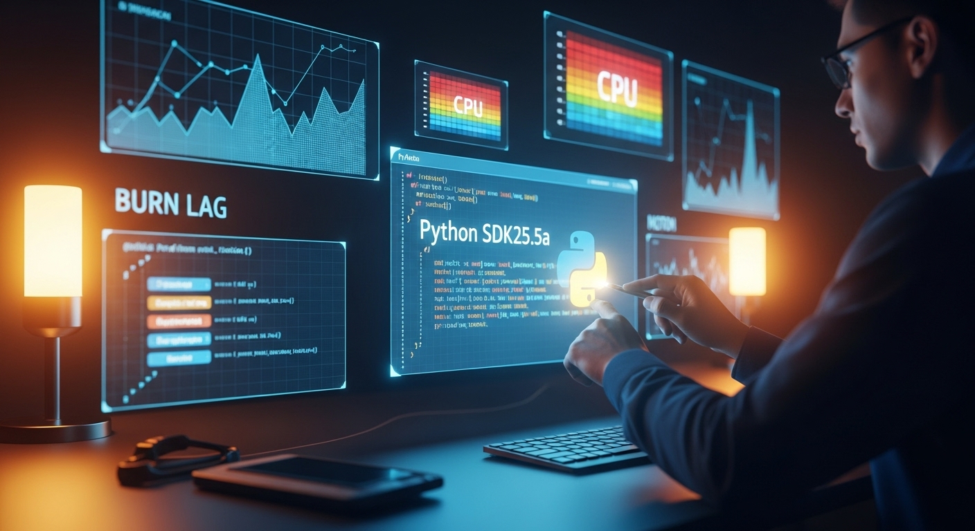 python sdk25.5a burn lag